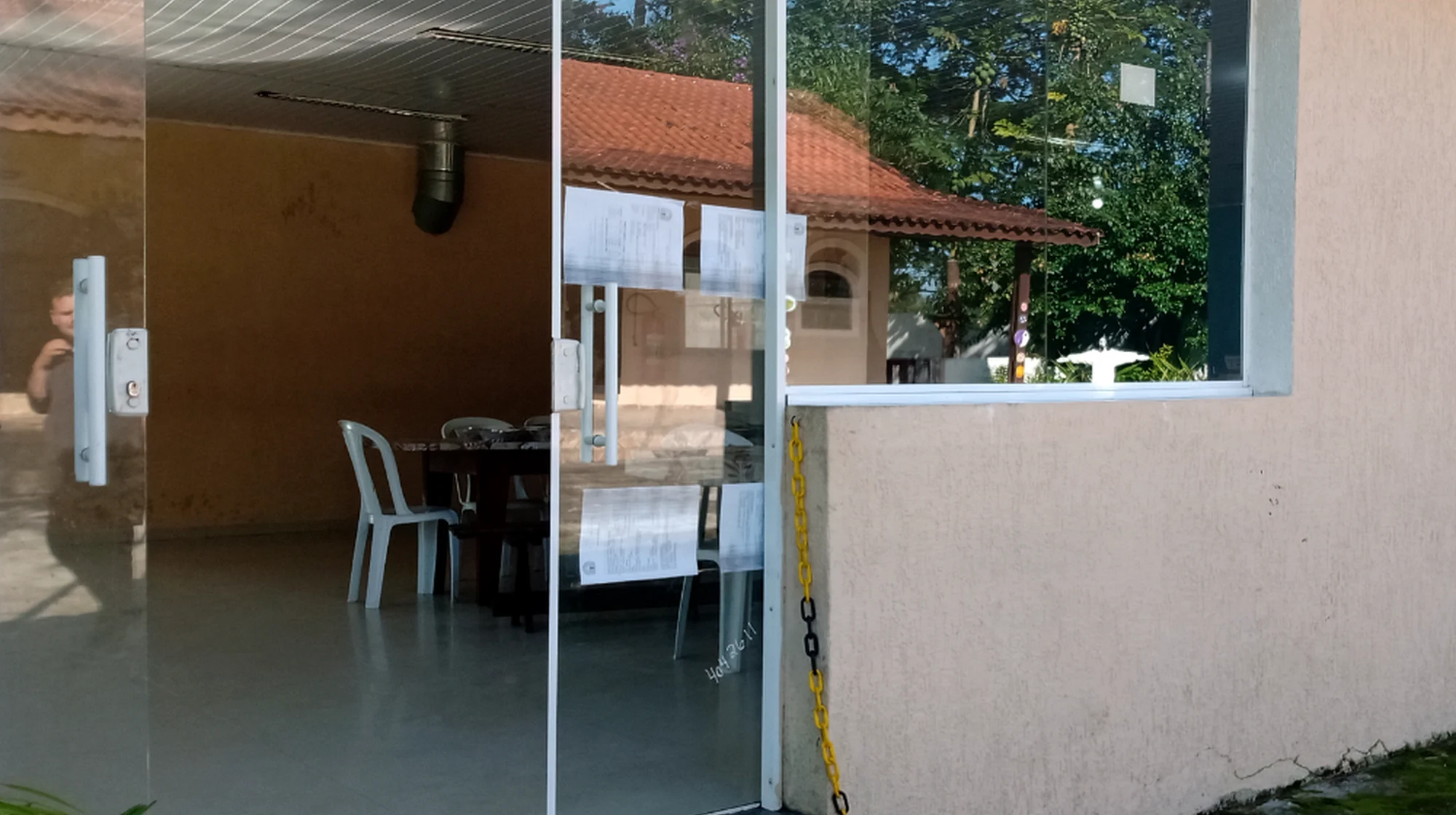 Recepção e entrada